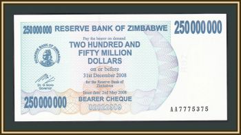  250000000  2008 P-59 UNC