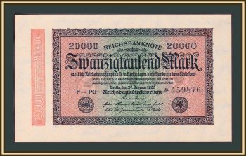 20000  1923 P-85 (85b/2) UNC