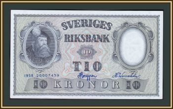  10  1958 P-43 (43f) UNC