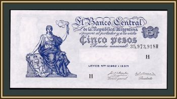  5  1957 P-264 (264a.5) UNC