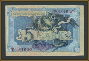  5  1904 P-8 (8a) UNC