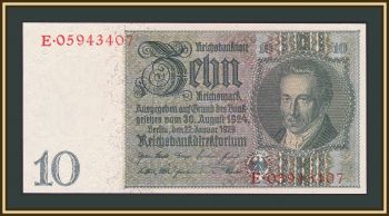  10  1924 (1929) P-180 (180b) UNC
