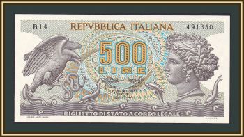  500  1966 (1967) P-93 (93a.2) UNC