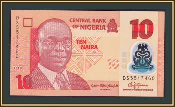  10  2018 P-39 (39i.1) UNC