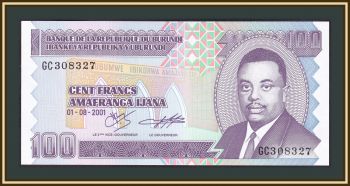  100  2001 P-37 (37c) UNC