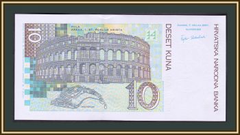  10  2001 P-38 (38a) UNC