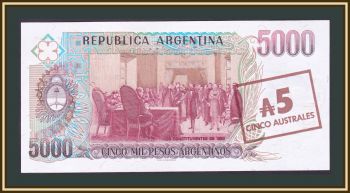  5  (5000 ) 1985 P-321 UNC