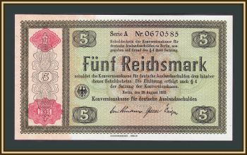  5  1934 P-207 UNC