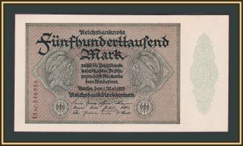  500000  1923 P-88 (88b/4) UNC