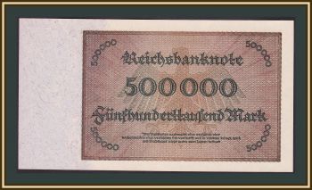  500000  1923 P-88 (88b/4) UNC