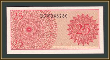  25  1964 P-93 (93a) UNC