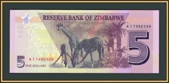  5  2019 P-102 (102a) UNC