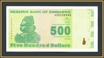  500  2009 P-98 UNC