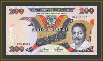  200  1986 P-18 (18a) UNC