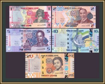 - 1+2+5+10+20  2022 P-34-38 UNC