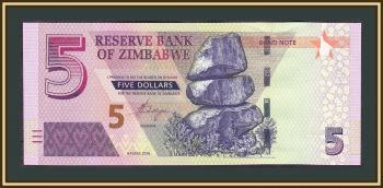  5  2016 P-100 (100a) UNC