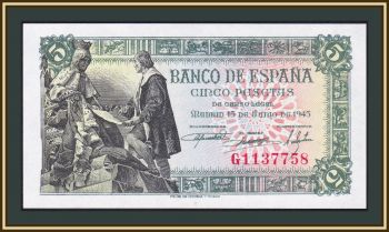  5  1945 P-129 (129a) UNC