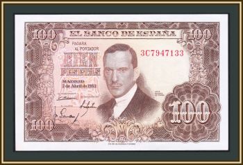  100  1953 P-145 (145a) UNC
