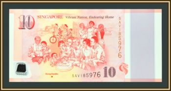  10  2015 P-58 (58a) UNC