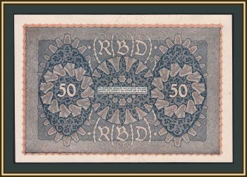  50  1919 P-66 (66a.3) UNC