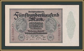  500000  1923 P-88 (88b.1) a-UNC