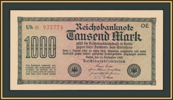  1000  1922 P-76 (76b) a-UNC