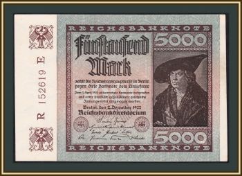  5000  1922 P-81 (81a) a-UNC
