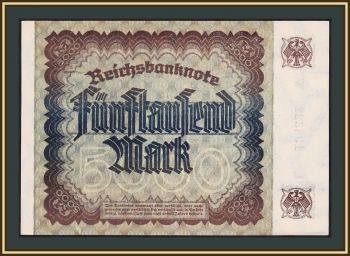  5000  1922 P-81 (81a) a-UNC