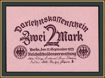 2  1922 P-62 UNC