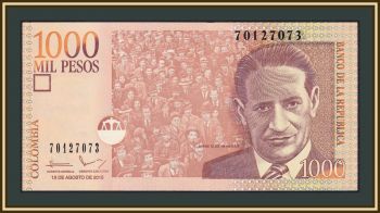  1000  2015 P-456 (456t) UNC