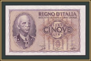  5  1940 P-28 (28a.1) UNC