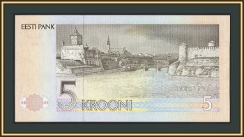 Эстония 5 крон 1992 P-71 (71b) aUNC/UNC