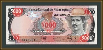 ��������� 5000 ������ 1987 P-146 UNC