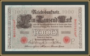 �������� 1000 ����� 1910 P-44 (44b) a-UNC