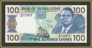 ������-����� 100 ����� 1990 �-18 (18c) UNC