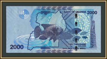 Уганда 2000 шиллингов 2010 P-50 (50а) UNC