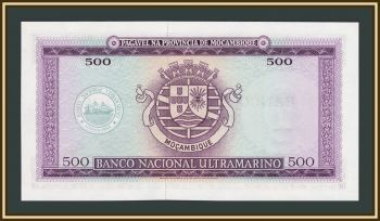 Мозамбик 500 эскудо 1976 P-118 (118a.1) UNC