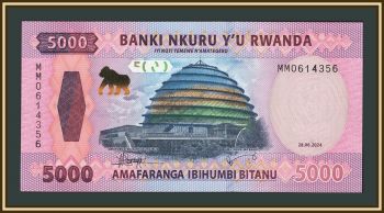 ������ 5000 ������� 2024 P-45 (45a) UNC