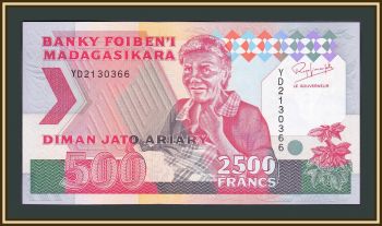  2500  (500 ) 1993 P-72 (72Aa) UNC