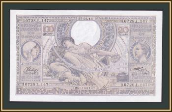  100  1943 P-107 (107a.28) UNC