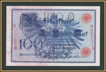  ( ) 100  1908 P-33 (33a) UNC