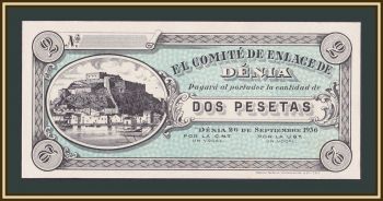  2  1936 CW-VAL-DEN2 UNC