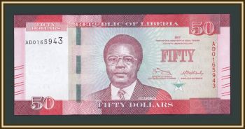  50  2017 P-34 (34b) UNC