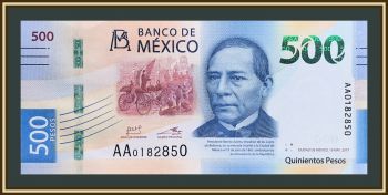  500  2017 P-132 (132a.1) UNC