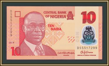  10  2018 P-39 (39i) UNC