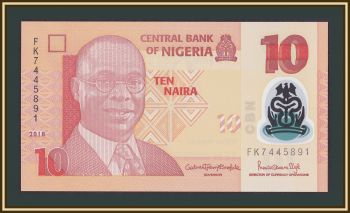  10  2018 P-39 (39j) UNC
