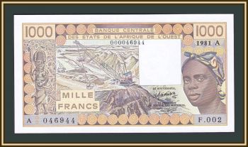   (A - -') 1000  1981 P-107 (107Ab) UNC