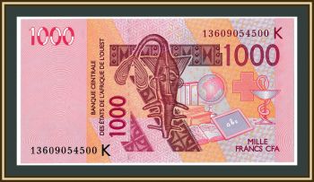   (K - ) 1000  2013 P-715 (715Km) UNC