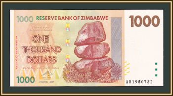  1000  2007 P-71 (71a) UNC
