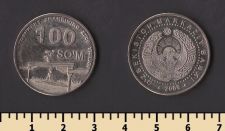 Узбекистан 100 сом 2009